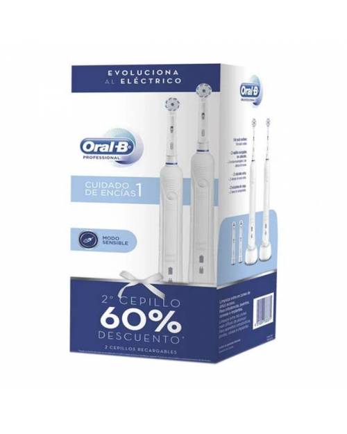 Oral B Cepillo eléctrico Pro 1 Cuidado Encías Duplo